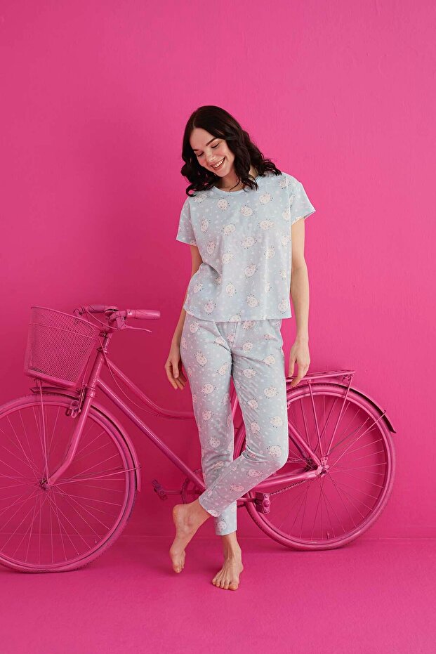 PAMUKLU PİJAMA TAKIM - 2