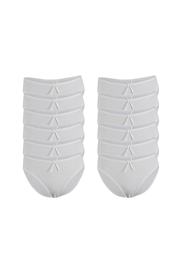 Özten Kadın 12'li Paket Bambu Bikini Külot - 1