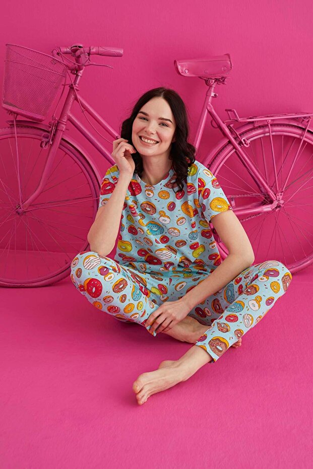 PAMUKLU PİJAMA TAKIM - 1