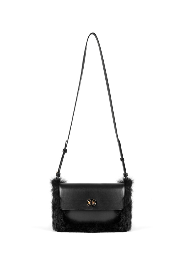 faux fur bag