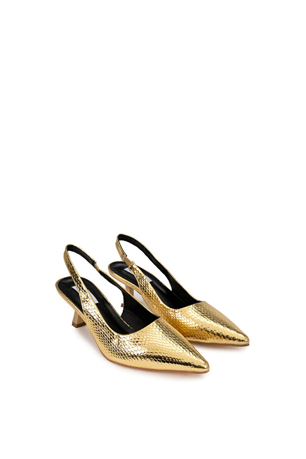 Shiny textured high heels - 2
