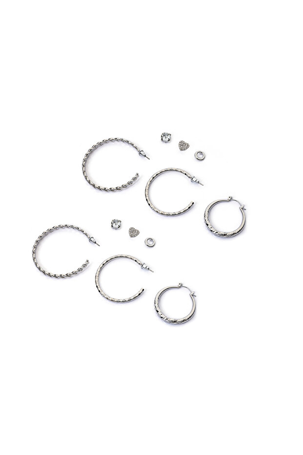 Metal Earring Set - 2