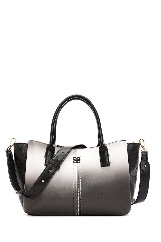 Black Long Strap Women's Shoulder Bag - 24SBD252126