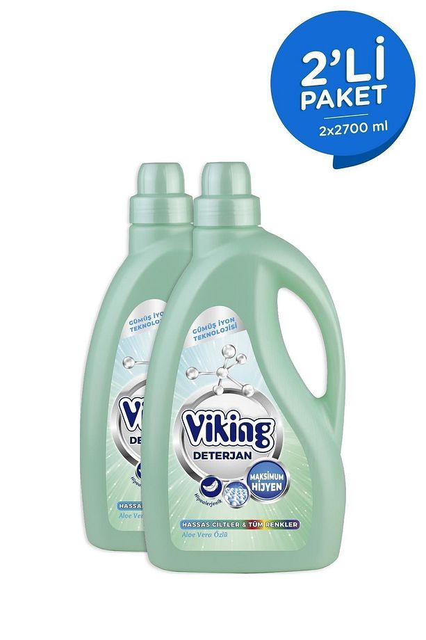 Sıvı Çamaşır Deterjanı Hassas Ciltler 2.7 Lt 2 Adet - 1