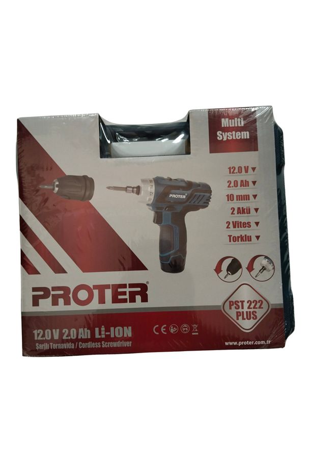 Pst 222 Plus 12 V 2 Ah Li-ion 2 Vts Şarjlı Tornvida - 4