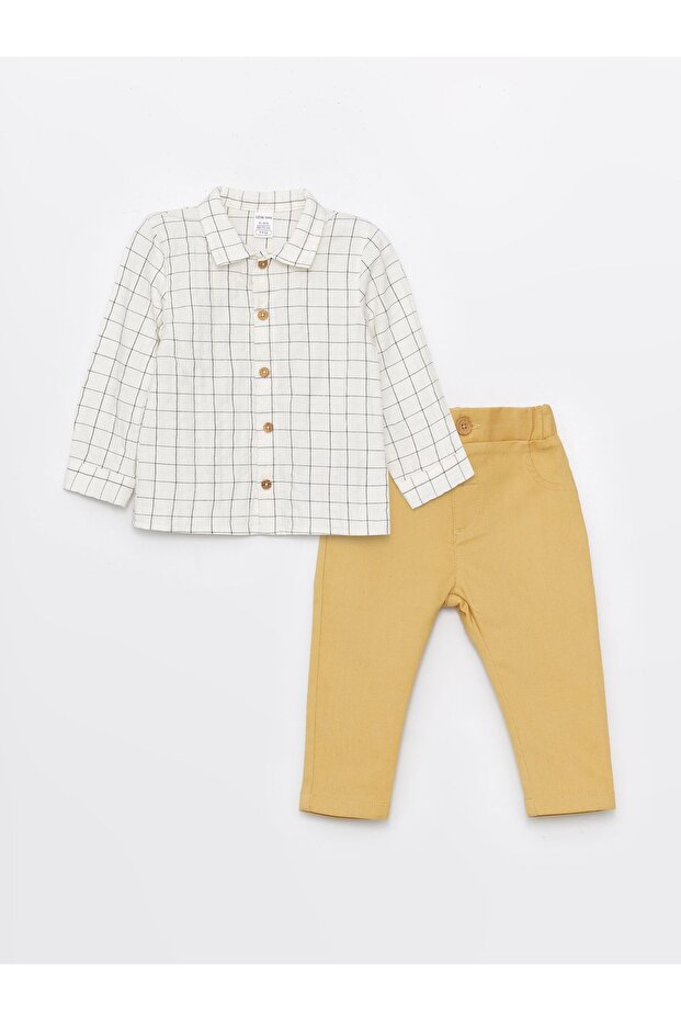 Lcw hosszú ujjú kisfiú ing és nadrág 2 db-os csomag - 1
