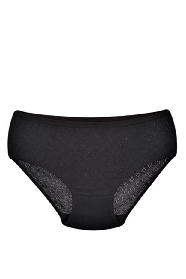 6 Pieces Black Color High Waist Heart Bato