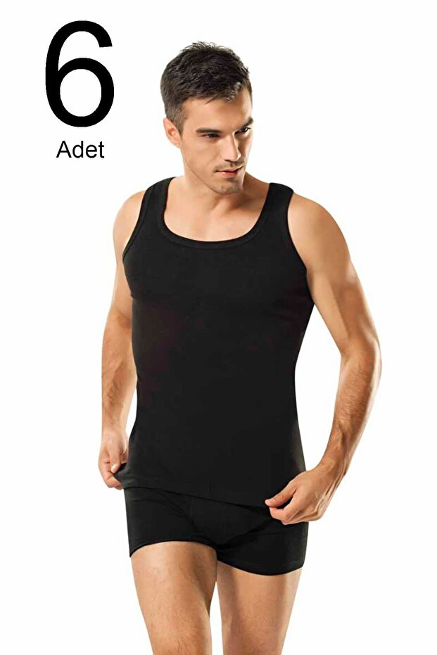 6 Pack Men's Undershirt - 1