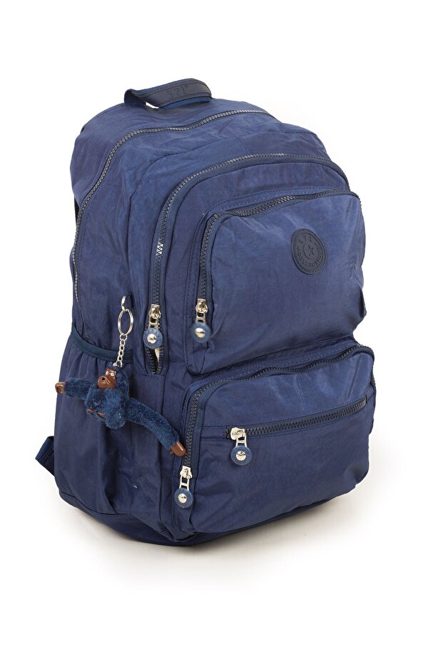 571 Crinkle Navy Waterproof Lightweight Bag - Multi-Compartment, 2D for Sports and Laptop Reading