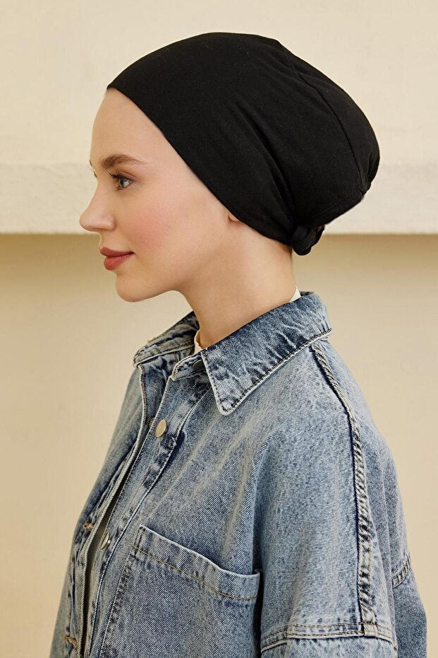 Dikişsiz Geniş Bone Aksesuar - 4