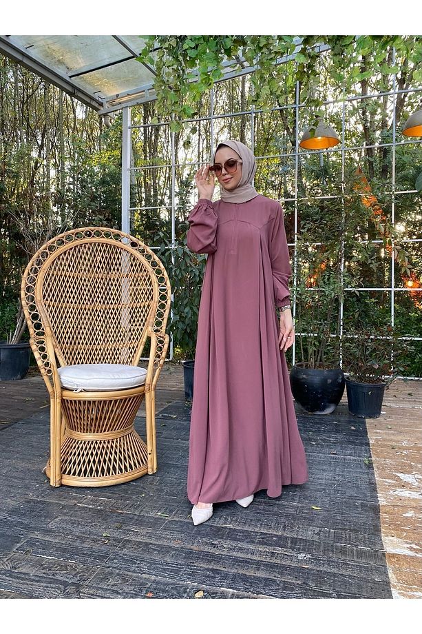 Rabia Robalı Elbise - 8