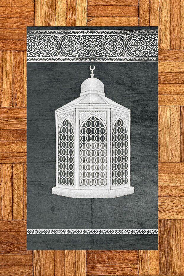 Digital Printed Washable Gift Stylish Prayer Rug Prayer Mat 70X130Cm