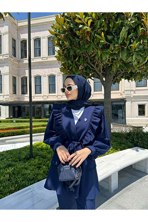 Set dublu Roza bleumarin - 7