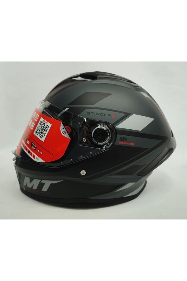 Stinger 2 Zivze C2 Mat Renk V-28b Şefaf Vizörlü - 1