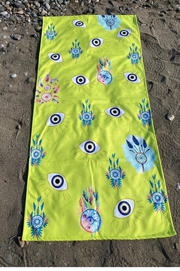 منشفة الشاطئ - تصميم مطبوع - 1