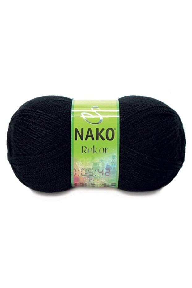 Record Knitting Thread 00217 Black - 1