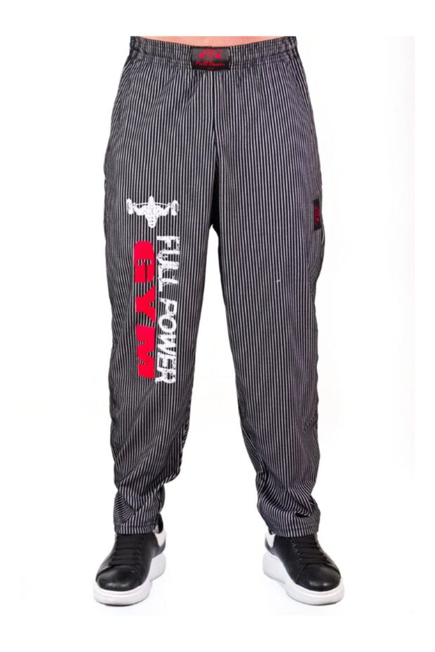 Gym Bottom Sports Tracksuit Anthracite Striped