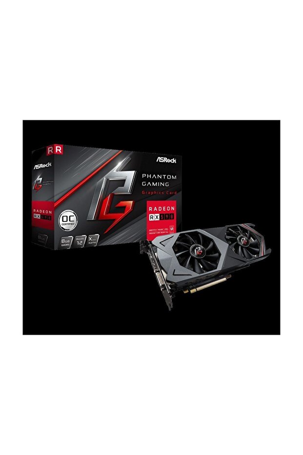 Phantom Gaming X RX590 O.C 256Bit GDDR5 Ekran Kartı (O.C Certified Edition) - 1
