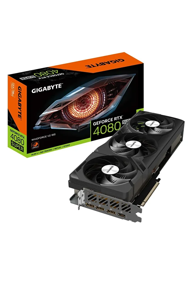 RTX 4080 Super Windforce V2 GV-N408SWF3V2-16GD 256 Bit GDDR6X 16 GB Ekran Kartı - 1