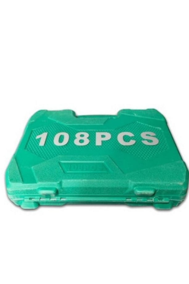 108 Parça Profesyonel 1/2 Ve 1/4 Cırcırlı Lokma Anahtar Takımı Bits Uç Seti - 2