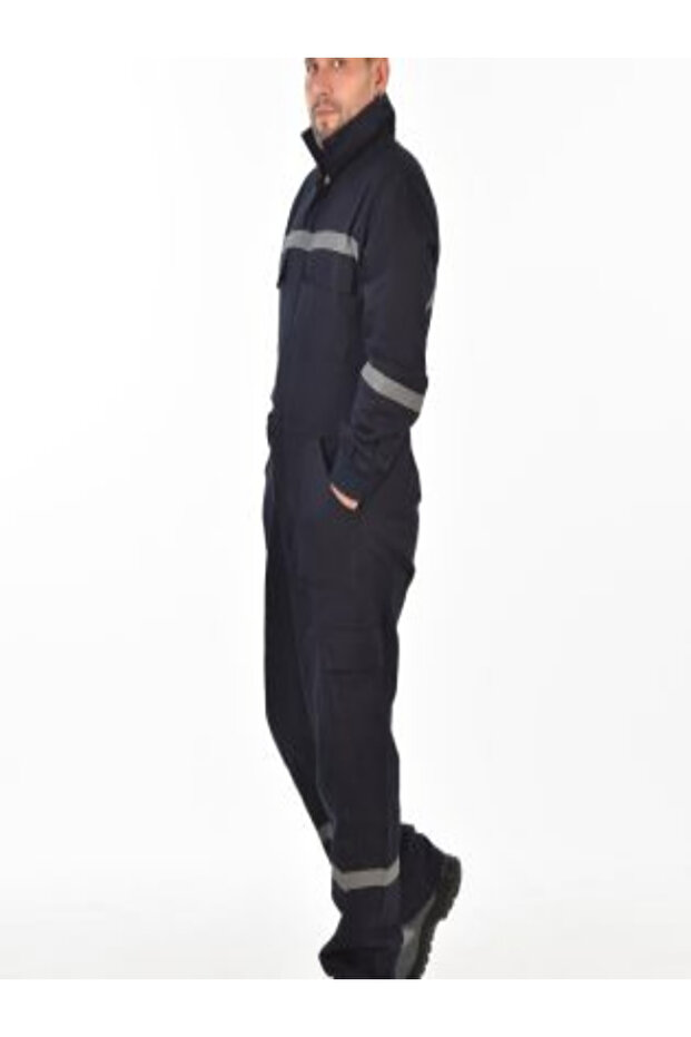 Unisex Summer Jumpsuit - 16/12 Navy Gabardine, Working Length