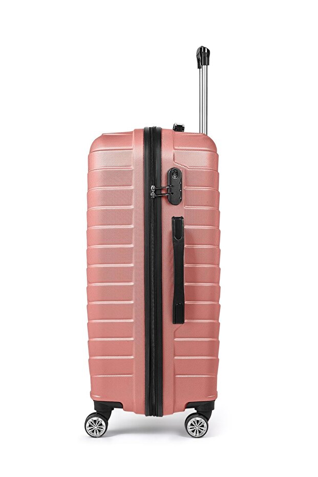 Abs Orta Boy Valiz Pembe - 3