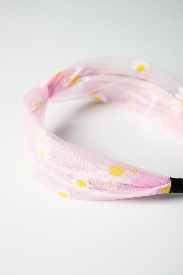 Papatya Işlemeli Taç - 4