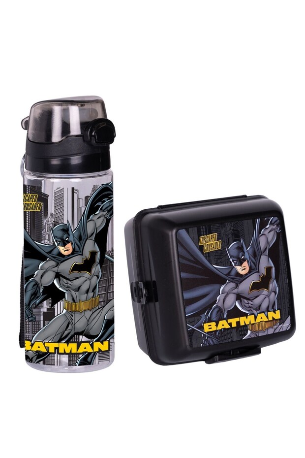 Batman 500 ml Water Bottle - Water Bottle and Lunch Box