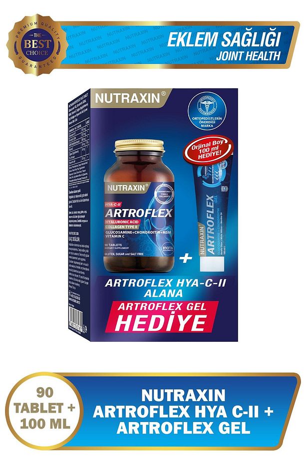 Artroflex - Hya C-ıı Glukozamin 90 Tablet Artroflex Jel Hediye - 1