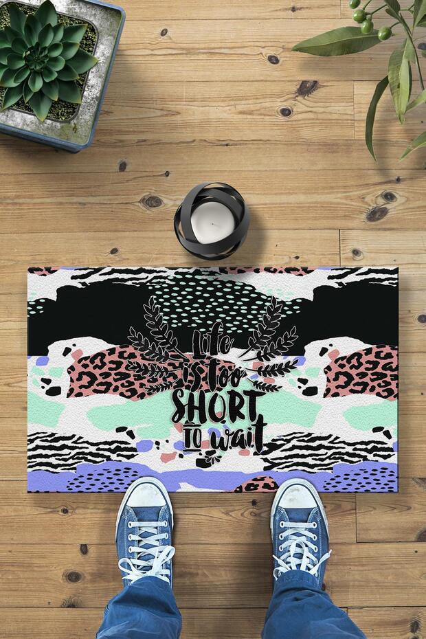 Life Is Decorative Multi-Purpose Indoor and Outdoor Door Mat 45X70
