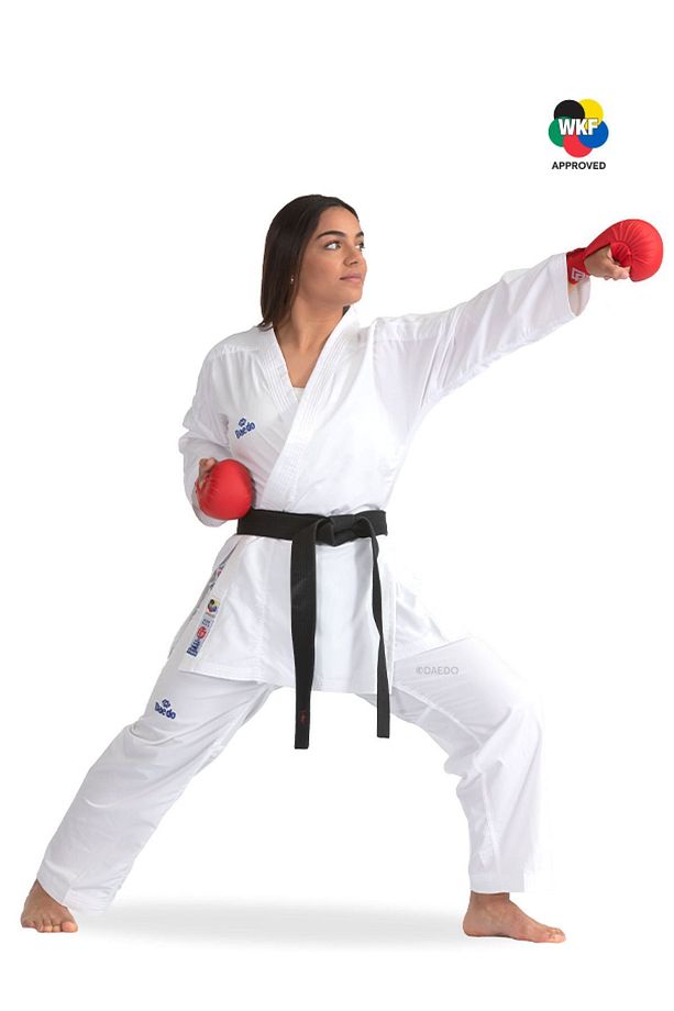 Daedo W.K.F Onaylı Ultra Karate Kumite Elbisesi  -KA1148- (beyaz) - 1