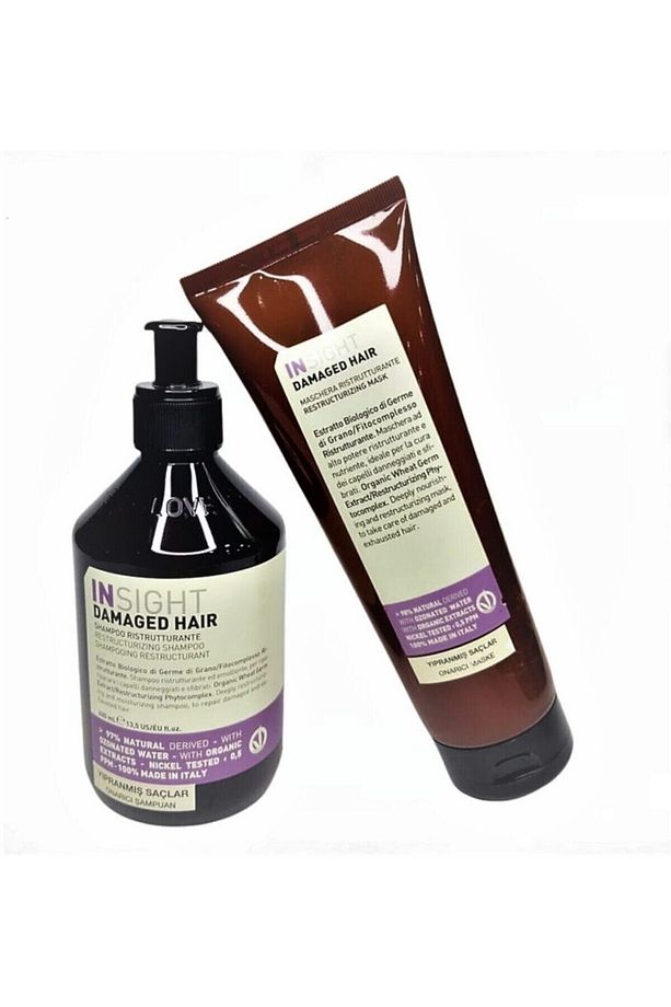 Damaged Hair Yıpranmış Saç Onarıcı Şampuan 400 ml & Maske 250 ml Set - 1