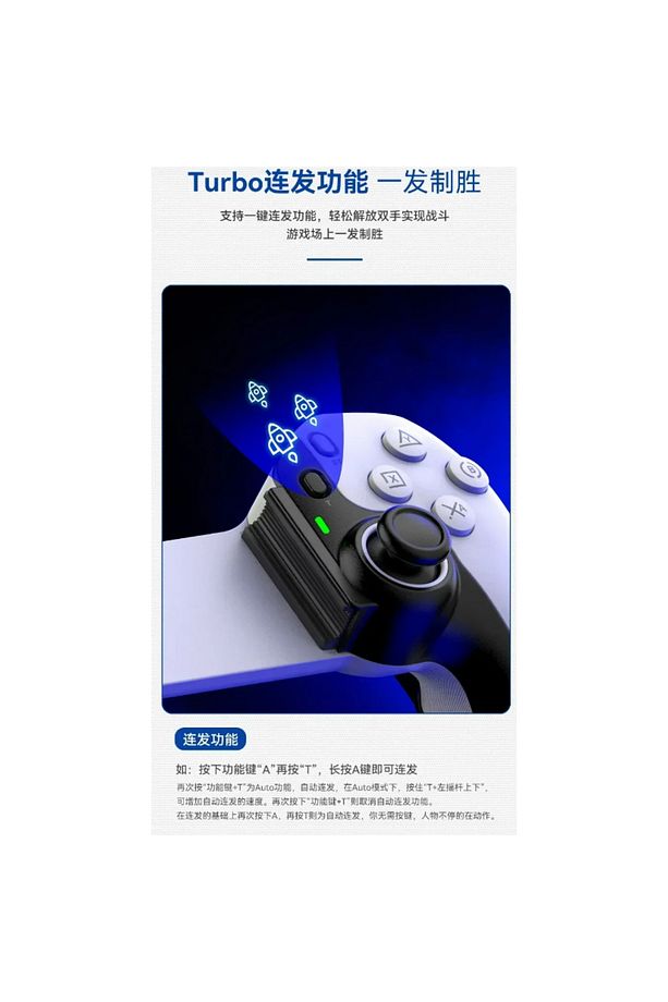 D9 GamePad Oyun konsolu Controller for Switch iOS Android Controller Support Cloud Gaming - 4