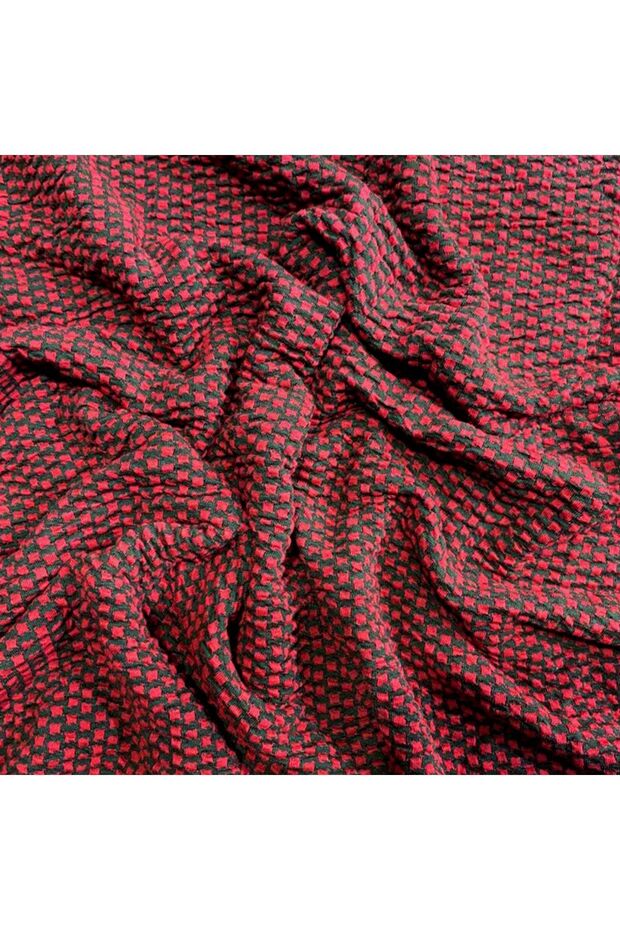 Kazayağı Minimal Desen Kumaş ( Elbiselik,gömleklik,eteklik Kumaş) - 3
