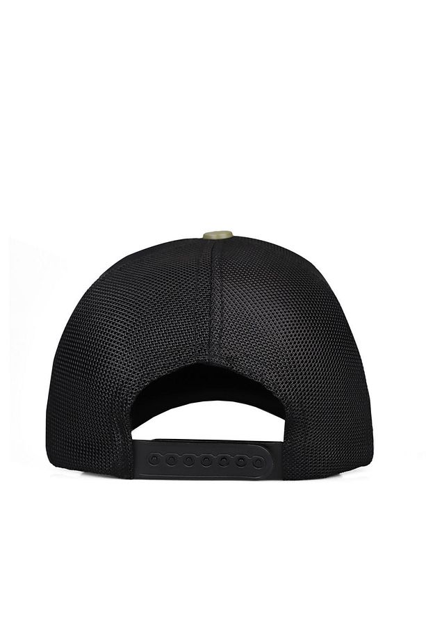 V1 Why So Serious Logolu Siyah-haki Trucker Şapka - 5