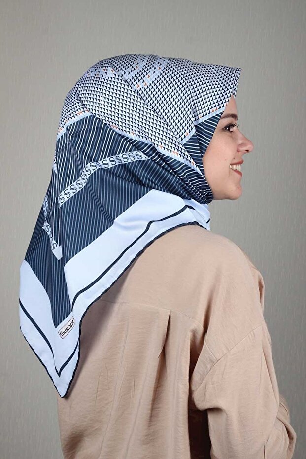 نمط وشاح تيفيل منقوش ياقوتي 04 لون 08