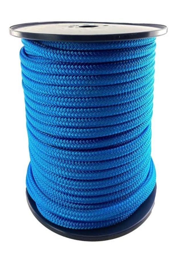 Renkli Iskota Halat İp Mavi 8 MM 10 Metre - 1