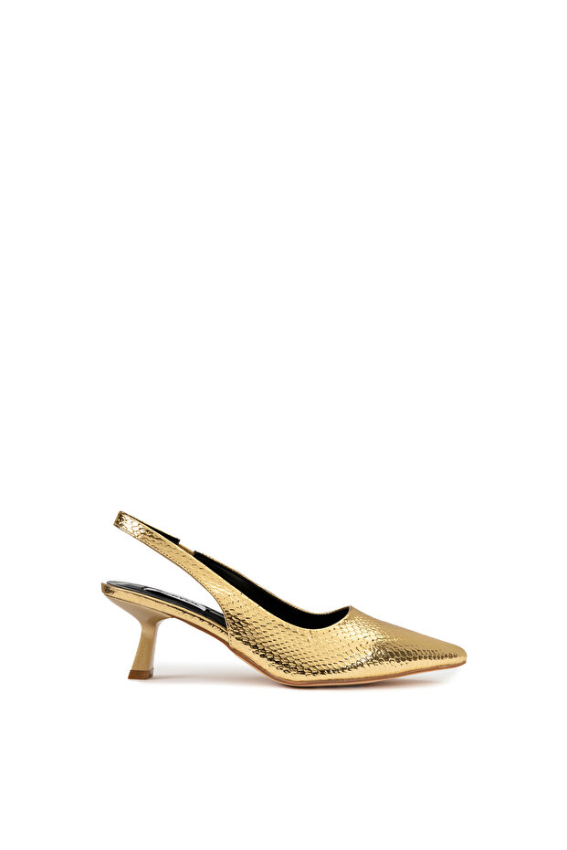Shiny textured high heels - 4