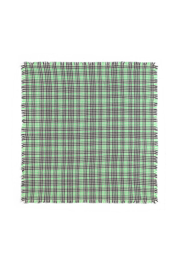 Plaid Pattern Scarf - 3