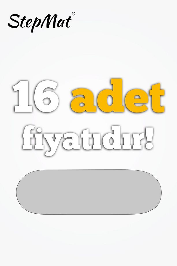 Kare Bukle Halıdan Ekonomik Basamak Ve Merdiven Paspası 16'lı - Antrasit - 8
