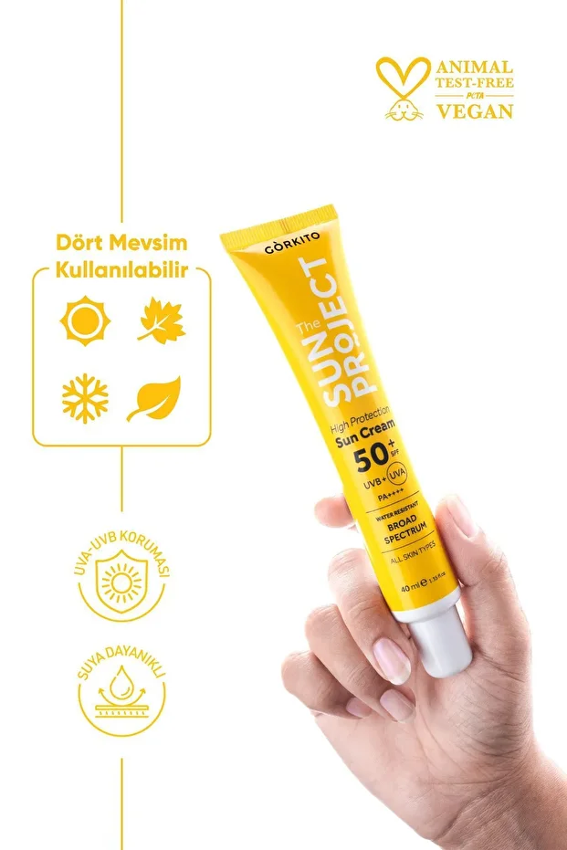 The Sun Project Yüksek Korumalı Hibrit Güneş Kremi High Protection Hybrid Sun Cream 50 Spf Pa 40 ml - 8