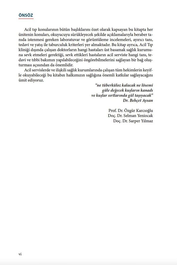 Acil Tıp Order ve Reçeteler / Kolektif / EMA Tıp Kitabevi / 9786257849821 - 4