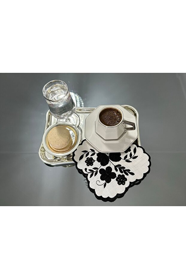FLOWER PATTERN HOLE BUSINESS COCKTAIL SINGLE
