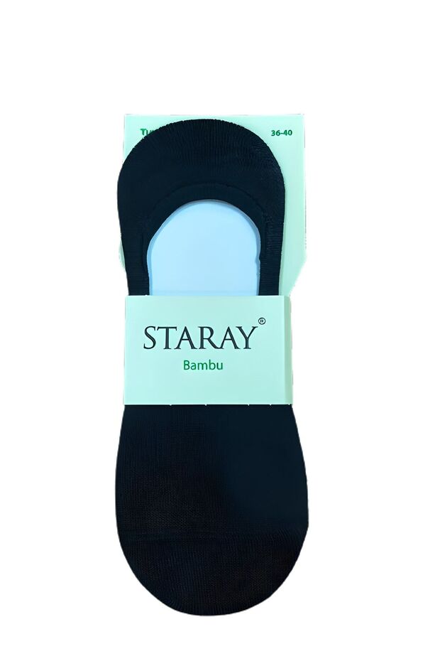 3 Pairs Navy Blue Seamless Silicone Bamboo Ballerina Socks