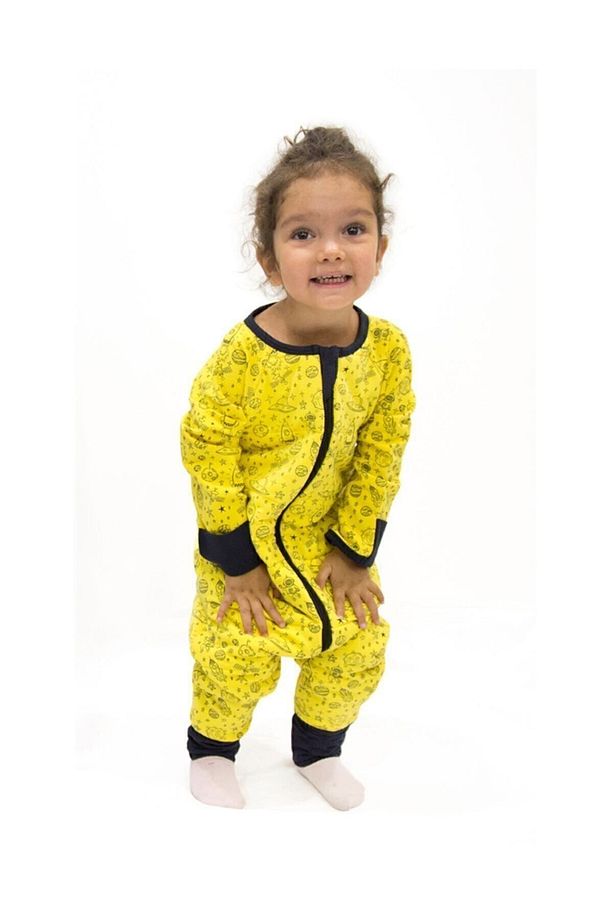 Unisex Bebek Sarı Uyku Tulumu 2.7 Tog Space - 1