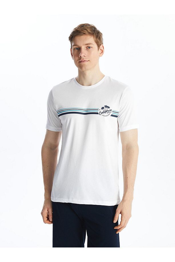Standart Kalıp Erkek Şortlu Pijama Takımı - 1
