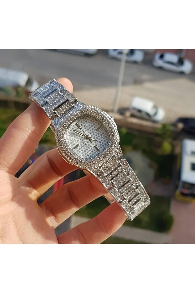 Kadın Taşlı Saat - 6