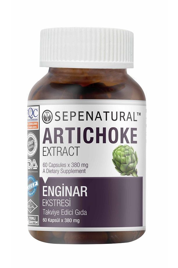 Artichoke Extract 60 Kapsül 380 Mg Enginar Ekstrakt Ekstresi - 1
