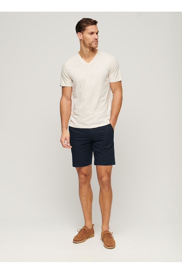 Normal Lacivert Erkek Şort M7110422A98T_STRETCH CHINO SHORT - 1