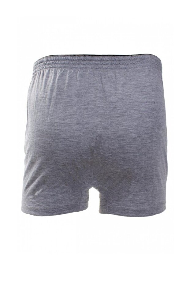Men's Grey 3-Pack Cotton Terry Waist Boxer Shorts